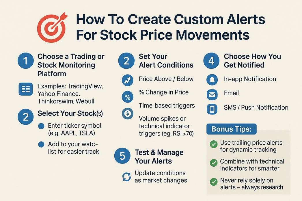 How To Create Custom Alerts For Stock Price Movements
